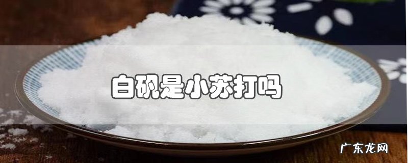 白矾是小苏打吗