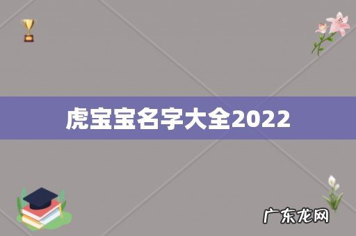 虎宝宝名字大全2022