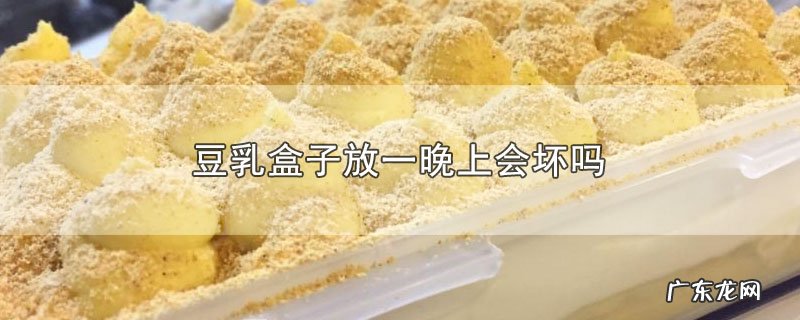 豆乳盒子放一晚上会坏吗