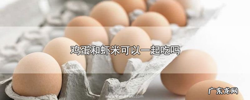 鸡蛋和虾米可以一起吃吗