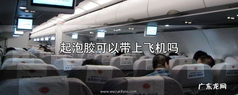 起泡胶可以带上飞机吗