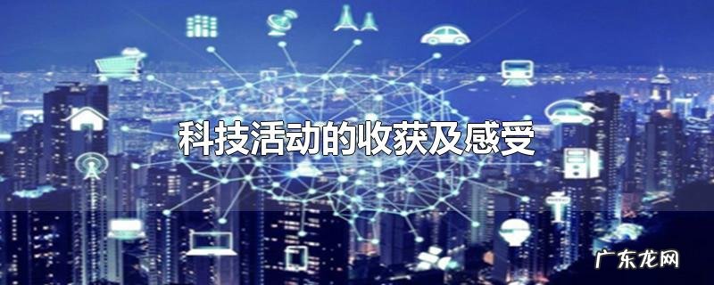 科技活动的收获及感受