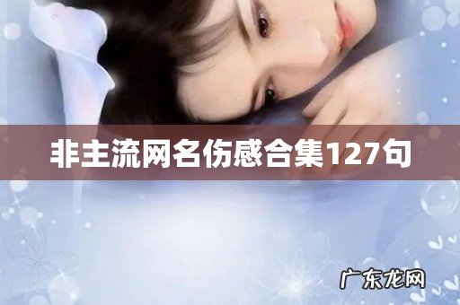 非主流网名伤感合集127句