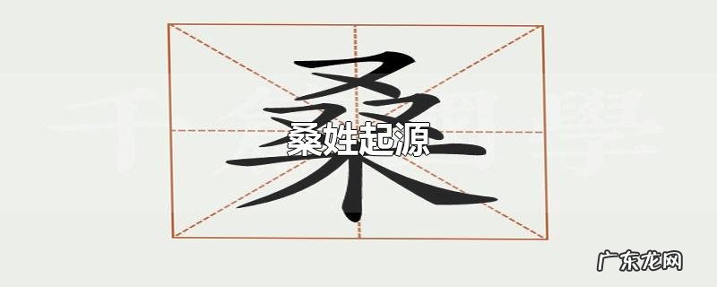 桑姓起源