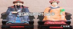 堂口黄仙都叫什么名字