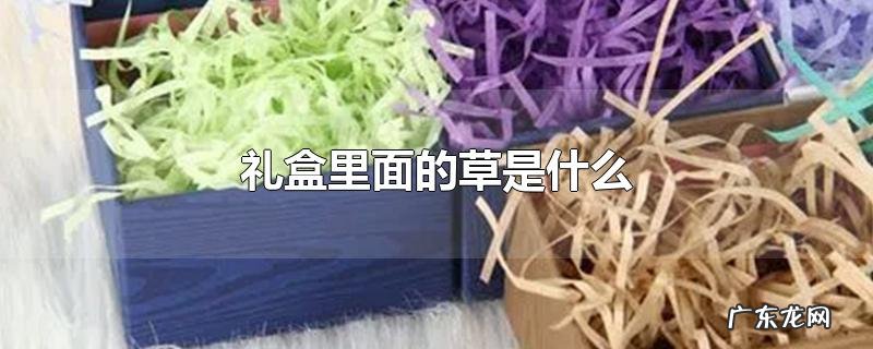 礼盒里面的草是什么