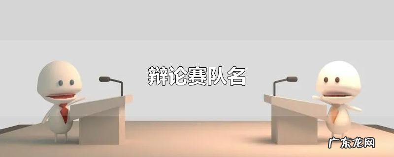 辩论赛队名
