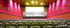 院线是什么意思