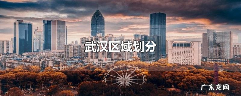 武汉区域划分