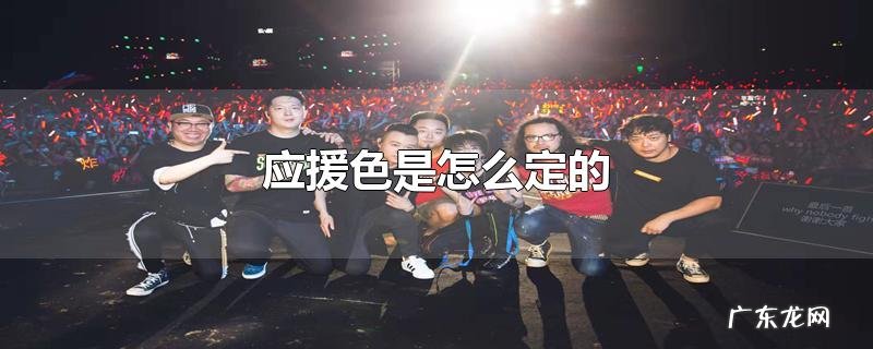 应援色是怎么定的