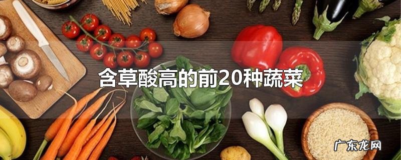 含草酸高的前20种蔬菜