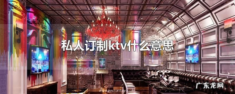 私人订制ktv什么意思