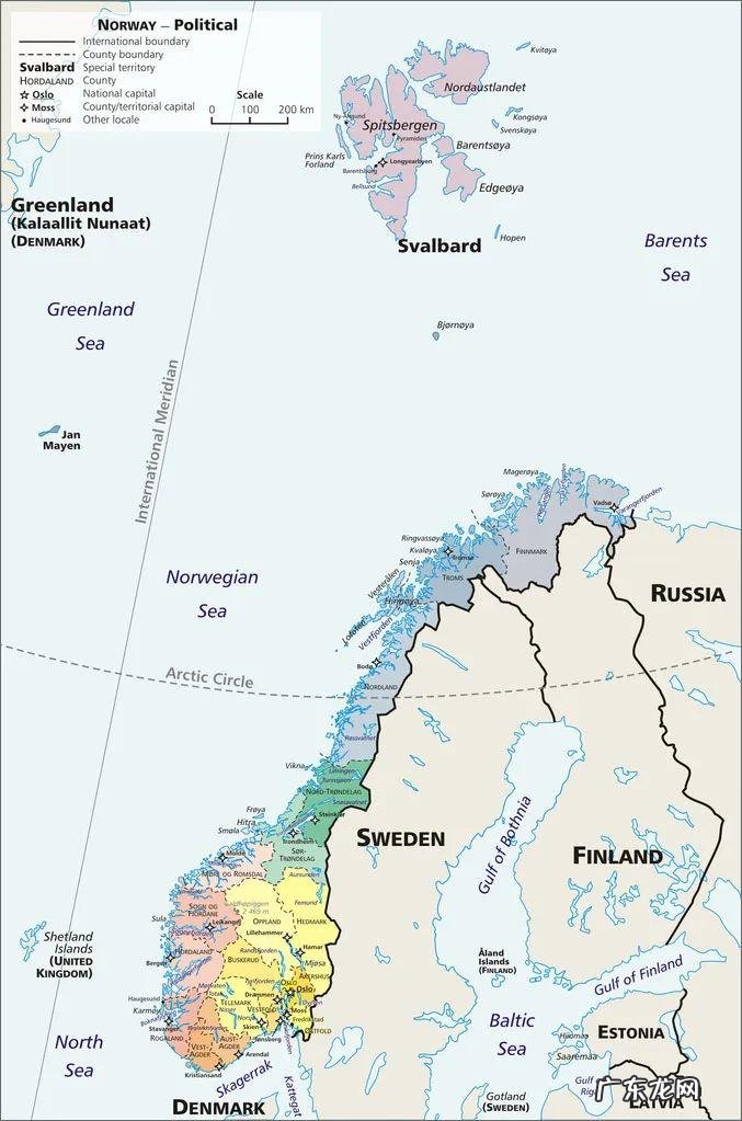 挪威的位置