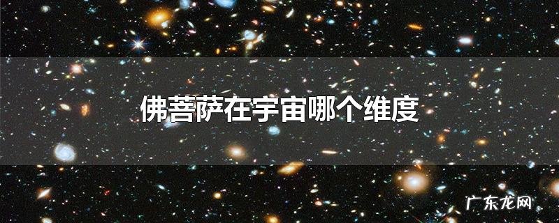 佛菩萨在宇宙哪个维度