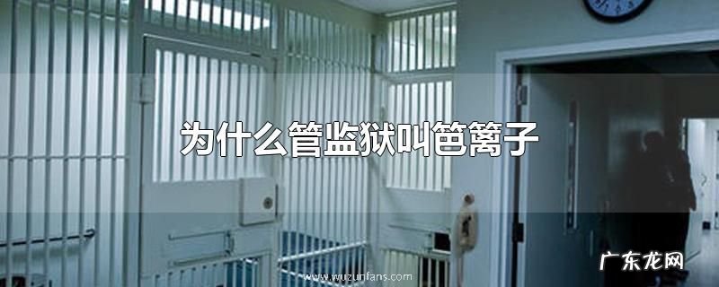 为什么管监狱叫笆篱子