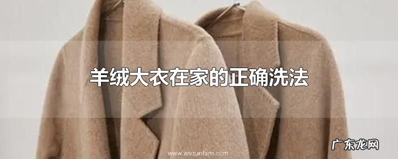 羊绒大衣在家的正确洗法