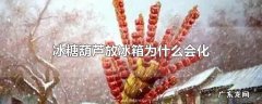 冰糖葫芦放冰箱为什么会化