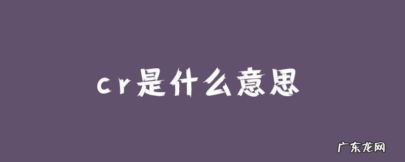 cro公司是干什么的 cr是什么意思