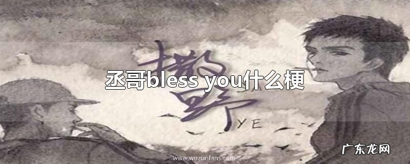 丞哥bless you什么梗