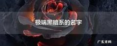 极端黑暗系的名字