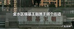 金水区银基王朝属于哪个街道