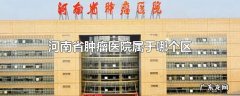 河南省肿瘤医院属于哪个区