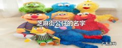 芝麻街公仔的名字