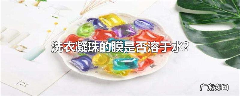 洗衣凝珠的膜是否溶于水?