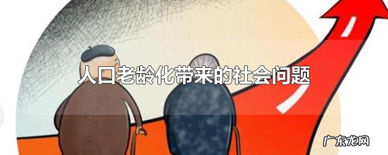人口老龄化带来的社会问题