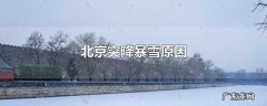 北京突降暴雪原因