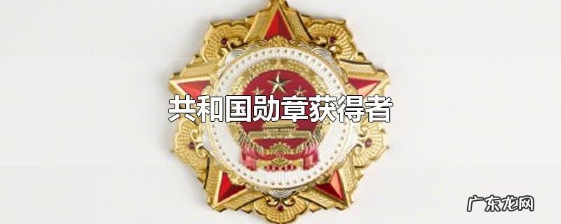共和国勋章获得者