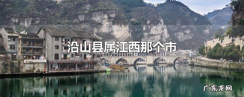 沿山县属江西那个市