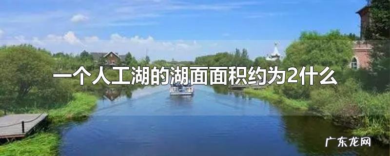 一个人工湖的湖面面积约为2什么