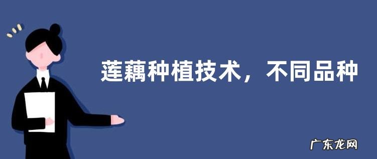 莲藕种植技术，不同品种适合种植的环境不同