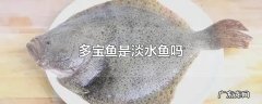 多宝鱼是淡水鱼吗