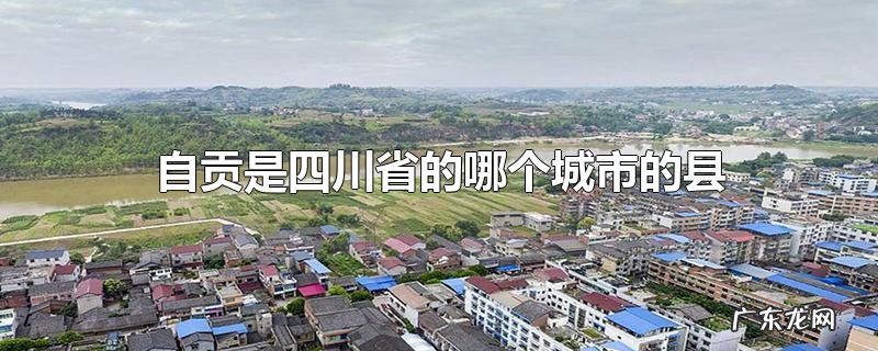 自贡是四川省的哪个城市的县