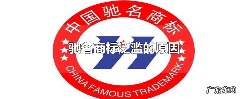 驰名商标泛滥的原因
