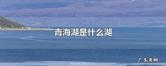 青海湖是什么湖