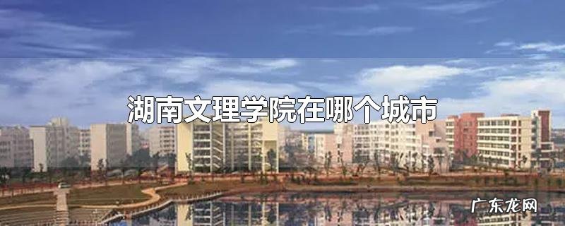 湖南文理学院在哪个城市