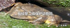 石蛙是二级保护动物吗