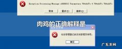 肉鸡的正确解释是