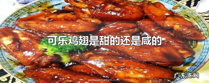 可乐鸡翅是甜的还是咸的