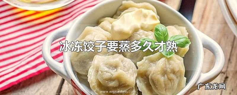 冰冻饺子要蒸多久才熟