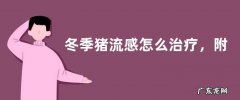 冬季猪流感怎么治疗，附症状表现