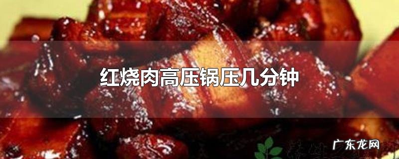 红烧肉高压锅压几分钟