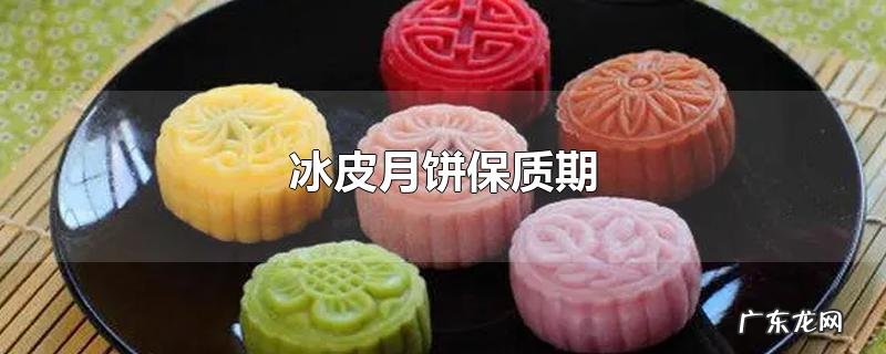 冰皮月饼保质期