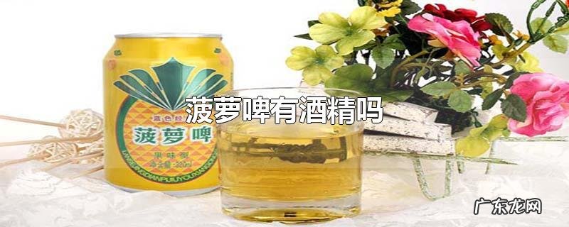 菠萝啤有酒精吗