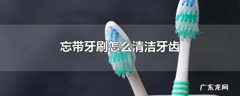 忘带牙刷怎么清洁牙齿