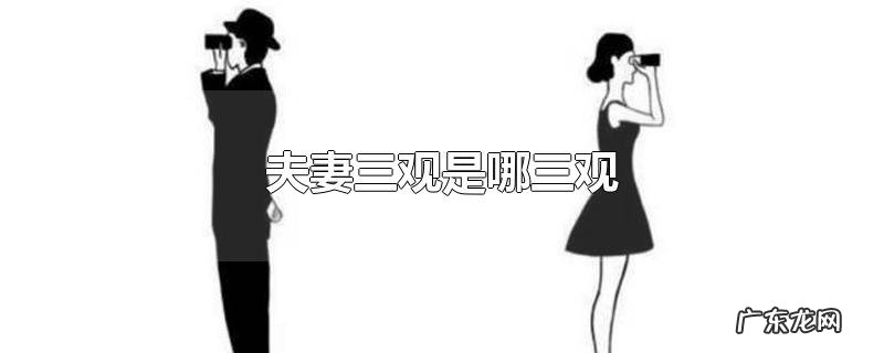 夫妻三观是哪三观