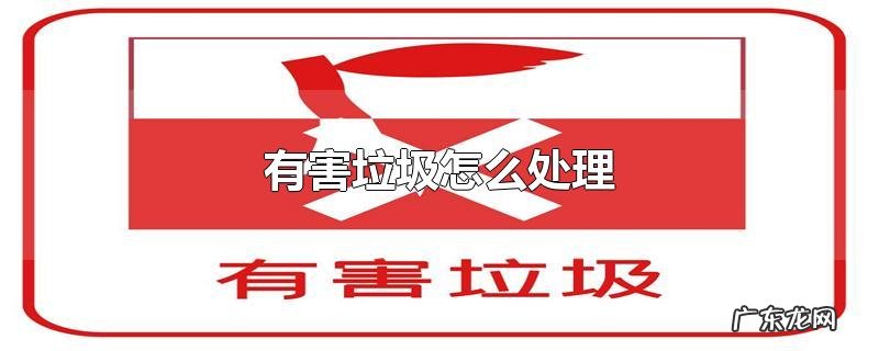 有害垃圾怎么处理